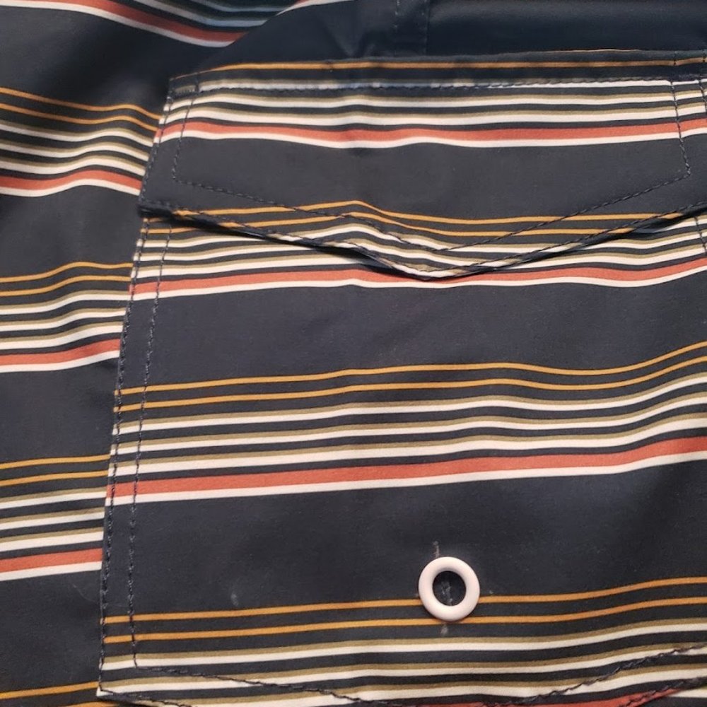 Goodthreads Men's Swim 7" Boardshort Swimsuit Surf Stripped SZ 36 NEW! - Picture 5 of 5